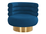 Alivia Navy Swivel Chair