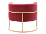 Amelie Hot Pink/Gold Chair