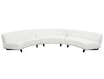 Apollo White Modular 3-Piece 164" Sectional Sofa