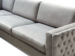 Beatrix Gray Sectional Sofa