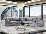 Beatrix Gray Sectional Sofa