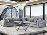 Beatrix Gray Sectional Sofa