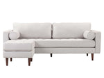 Blair Beige Reversible Sectional Sofa
