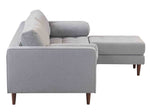 Blair Gray Reversible Sectional Sofa
