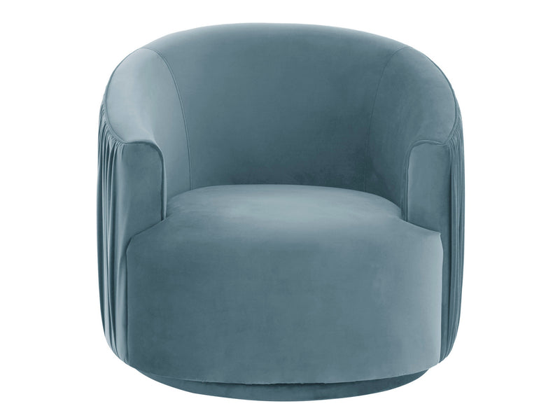 Blakely Blue Swivel Chair