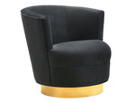 Chaya Black Swivel Chair