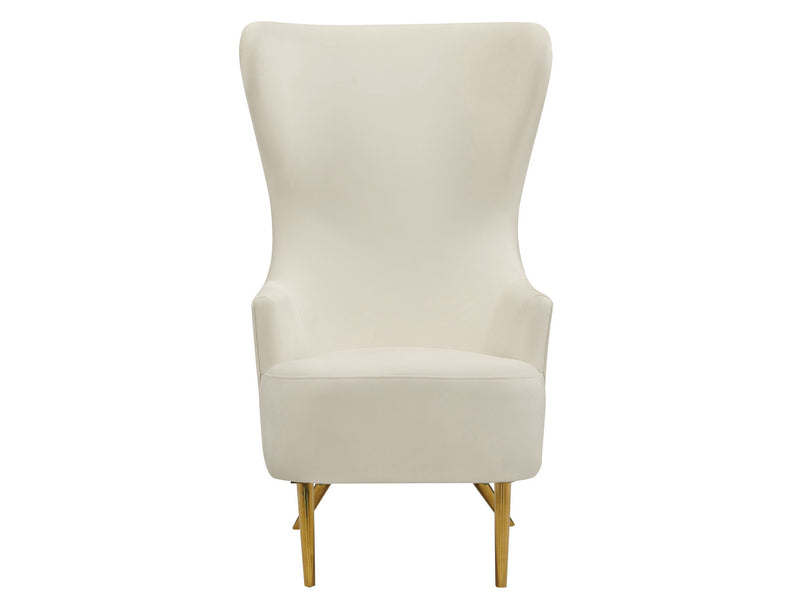 Chiara Cream Wingback Chair
