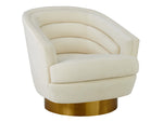 Cinzia Cream Swivel Chair