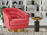 Cinzia Hot Pink Swivel Chair
