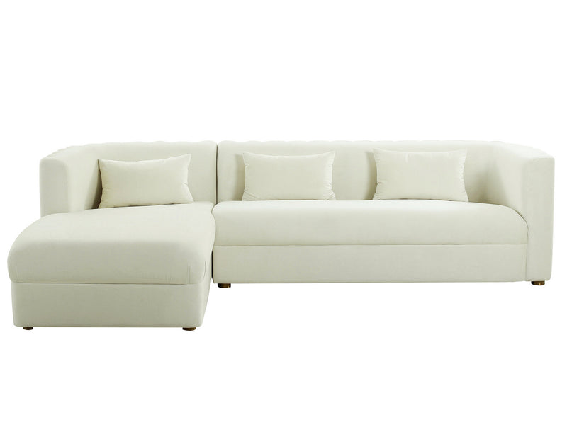 Cosette Cream LAF Sectional Sofa