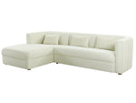 Cosette Cream LAF Sectional Sofa