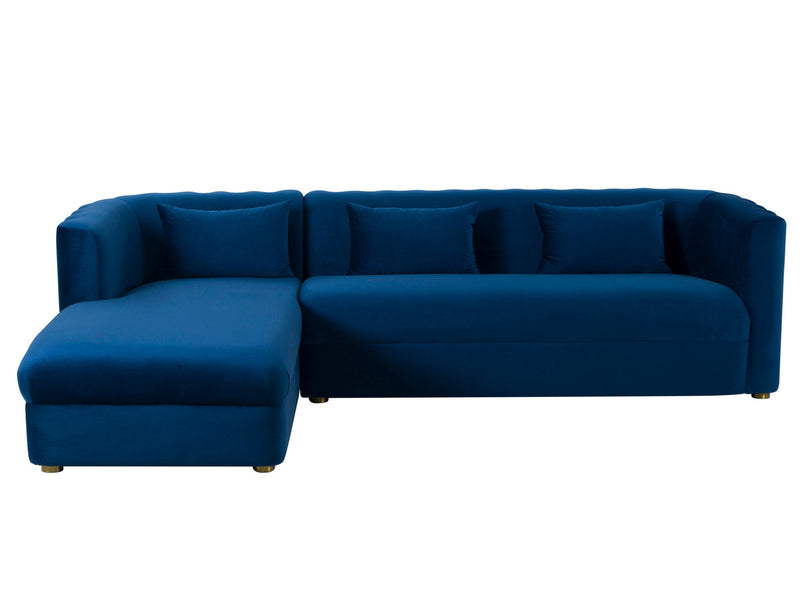 Cosette Navy LAF Sectional Sofa