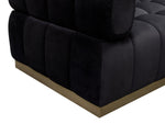 Cosmo Black Low Profile Sofa