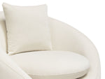 Fleur Cream Swivel Chair