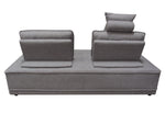 Gravity Gray Sofa/Lounger with Moveable Backrests