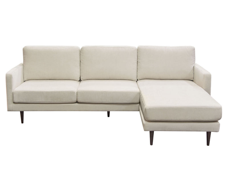 Hallie Cream Reversible Sectional Sofa