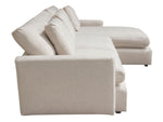 Isador Cream Modular 2-Piece Reversible Sectional Sofa