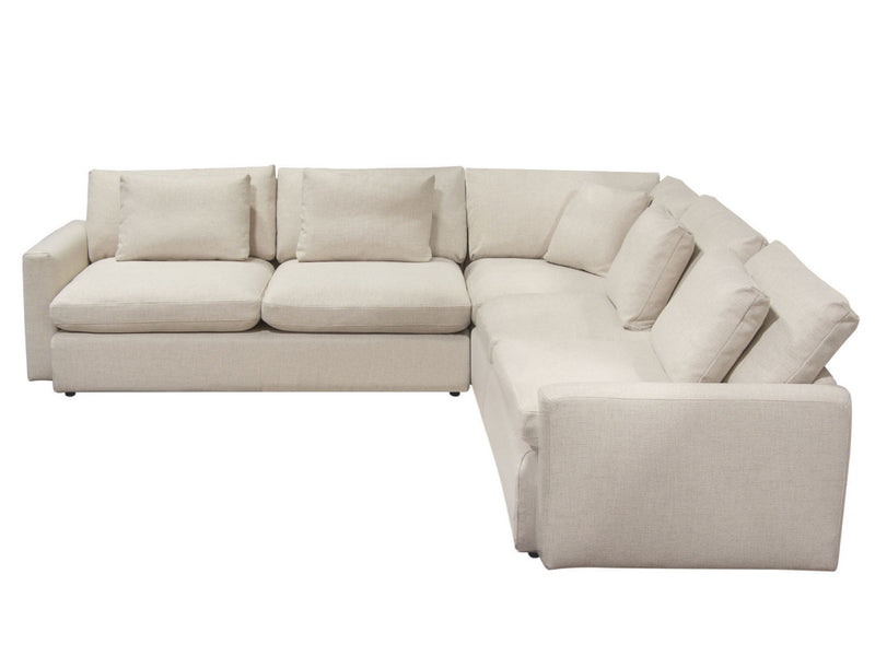 Isador Cream Modular 3-Piece Sectional Sofa