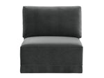 Jameson Charcoal Armless Chair