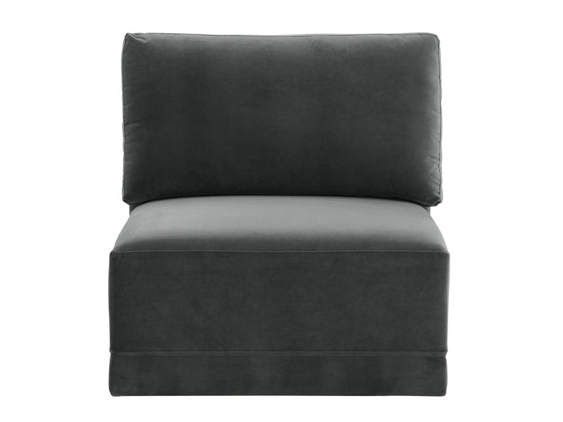 Jameson Charcoal Armless Chair