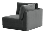 Jameson Charcoal Corner Chair