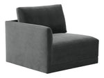 Jameson Charcoal LAF Corner Chair