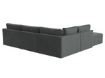 Jameson Charcoal Modular 5-Piece LAF Sectional Sofa