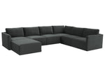 Jameson Charcoal Modular 7-Piece Sectional Sofa