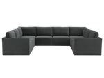 Jameson Charcoal Modular 8-Piece Sectional Sofa