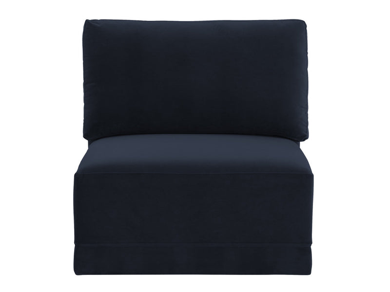 Jameson Navy Armless Chair