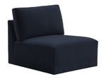 Jameson Navy Armless Chair