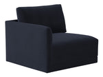 Jameson Navy LAF Corner Chair