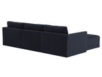 Jameson Navy Modular 4-Piece Sectional Sofa