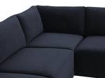 Jameson Navy Modular 5-Piece Sectional Sofa