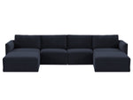 Jameson Navy Modular 6-Piece Sectional Sofa