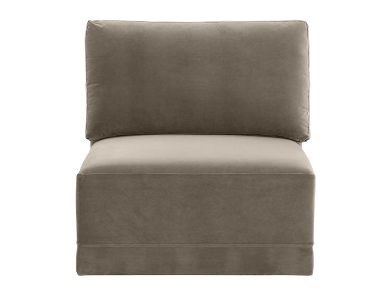 Jameson Taupe Armless Chair