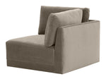 Jameson Taupe Corner Chair