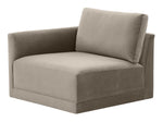 Jameson Taupe LAF Corner Chair