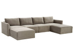 Jameson Taupe Modular 6-Piece Sectional Sofa
