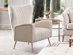 Juliette Sand Linen Chair