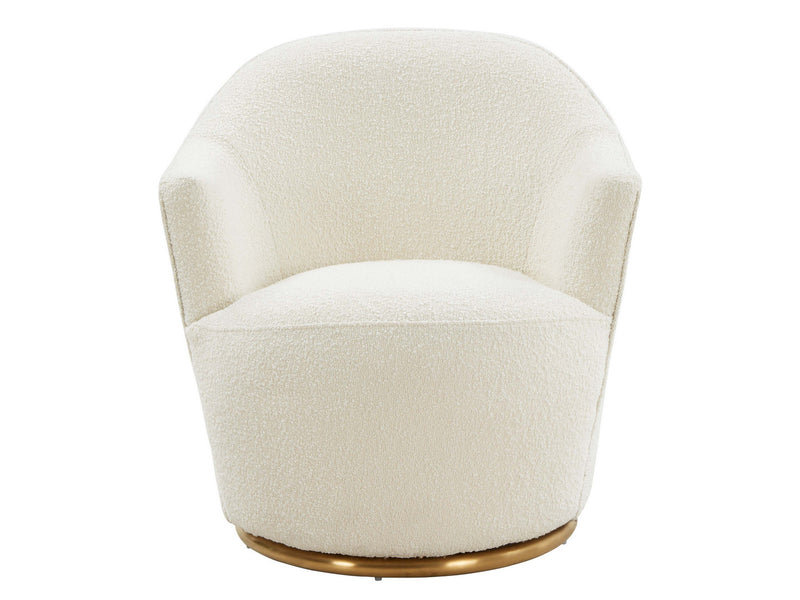 Kiara Beige Swivel Chair