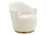 Kiara Beige Swivel Chair