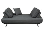 Lexley Gray Sofa/Lounger with Moveable Backrests