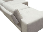 Nevis Barley Modular 3-Seater Reversible Sectional Sofa with Adjustable Backrests