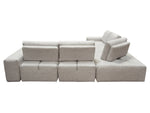 Nevis Barley Modular 5-Seater Sectional Sofa with Adjustable Backrests