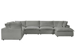 Nova Slate Modular 7-Piece Sectional Sofa