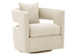 Reagan Cream Swivel Chair