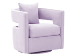 Reagan Lavender Swivel Chair