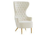 Sage Cream Wingback Chair