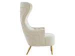 Sage Cream Wingback Chair